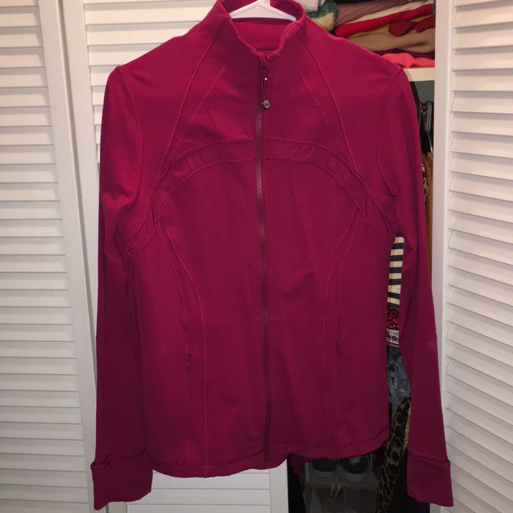 Lululemon Berry Pleated Define Jacket